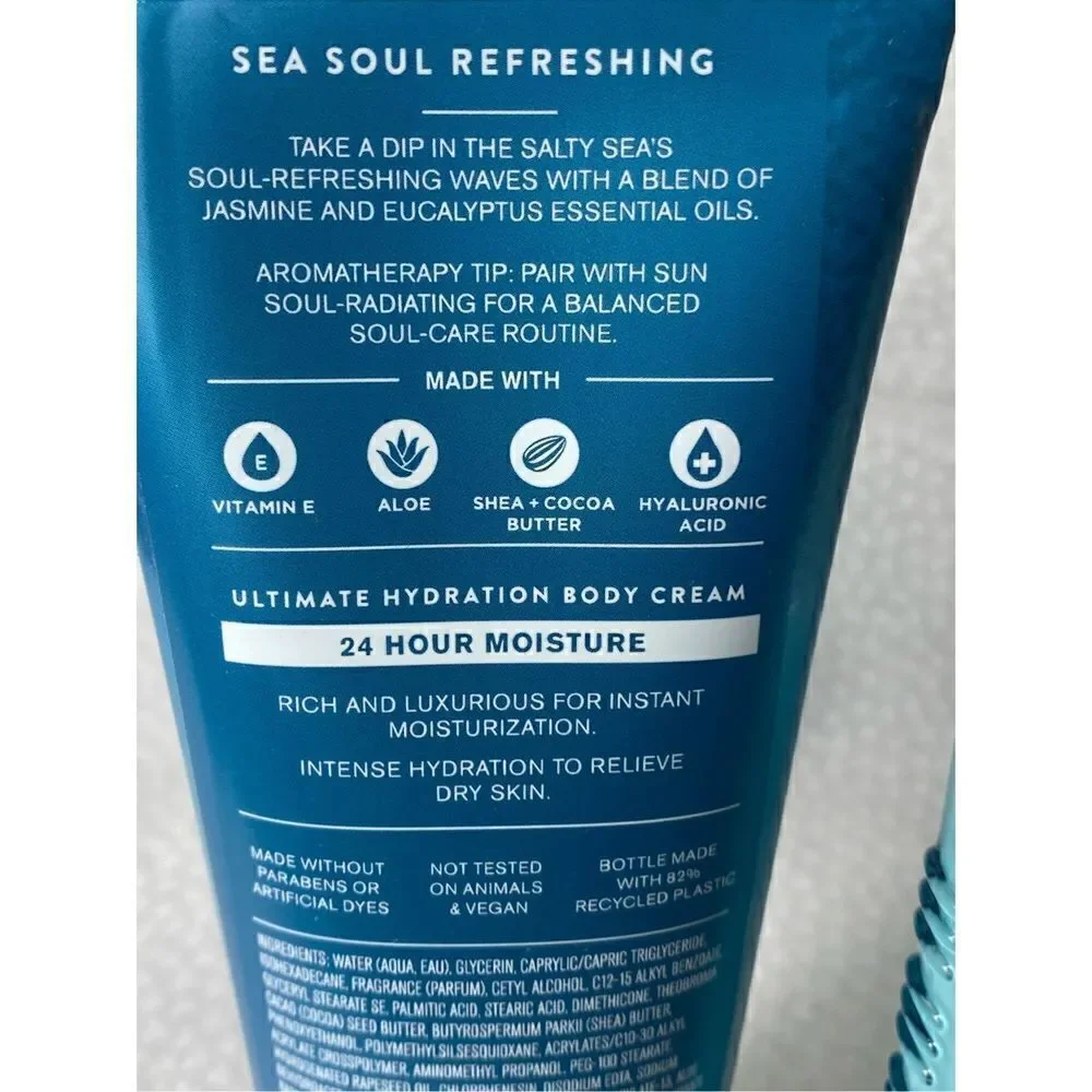 Bath and Body Works SEA SOUL REFRESHING JASMINE + EUCALYPTUS Aromatherapy 4 pc